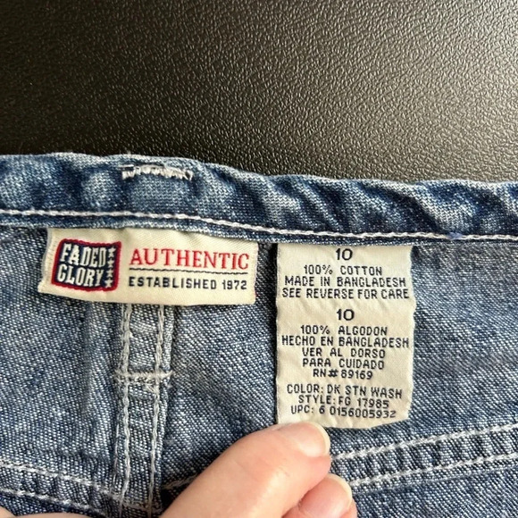 Faded Glory Women’s 10 Jean Capris‎ Floral Embroidered Boho Y2K Style Festival - Picture 13 of 14